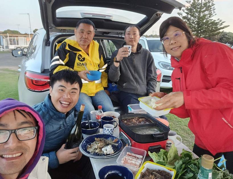 烈日下的行走 —— 校友会首次户外徒步与钓鱼活动现场照片 7